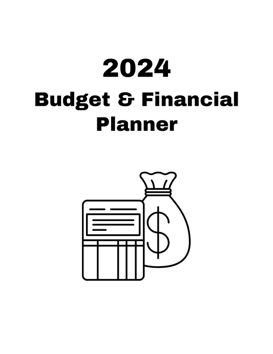 2024 BUDGET & FINANCIAL PLANNER TEMPLATES, HIGH QUALITY TEMPLATES, EDITABLE IN CANVA, PRINTABILE, PDF